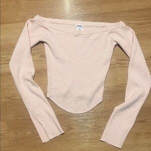 GARAGE Corset Hem Off Shoulder Top